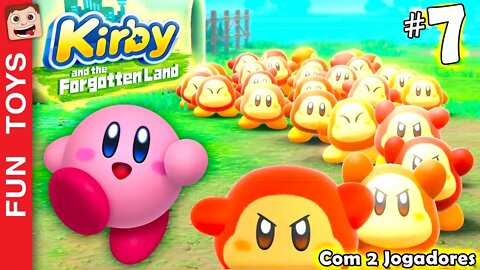 Kirby and the Forgotten Land #7 - Novo mini-game dentro deste jogo INCRÍVEL e atualizei outro poder!