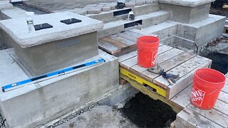 Front concrete stairs update (Dec 15 2023)