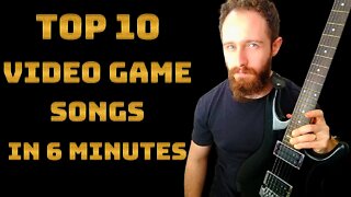 Top 10 Video Game Soundtracks in 6 minutes