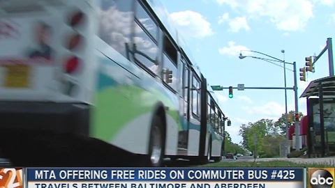 MTA offers free rides on Commuter Bus #425 this week
