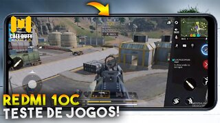 Redmi 10C - Teste de JOGOS! COD Mobile será que roda liso?