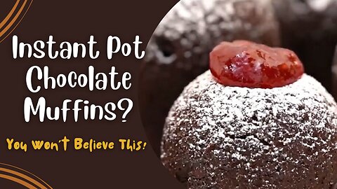 Can You Believe These Are Instant Pot Chocolate Muffins?