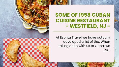 Some Of 1958 Cuban Cuisine Restaurant - Westfield, NJ - OpenTable