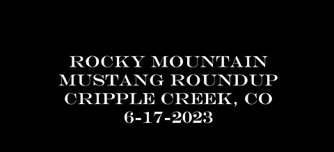 2023 Rocky Mountain Mustang Roundup