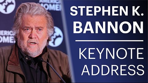 Stephen K. Bannon Keynote Address | Patrons for American Statecraft Conference