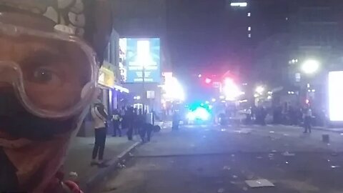 Boston. Tear Gas, Pepper Spray And Burnt Out Cop Cars. National Guard. Cops From Over 6 Cities.