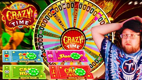 MY BIGGEST BETS ON CRAZY TIME EVER! (LIVE GAME SHOW)