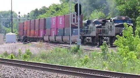 Norfolk Southern 20R Intermodal Train from Berea, Ohio July 9, 2022
