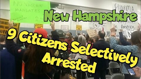 New Hampshire Governor Selectively Arrested 9 citizens