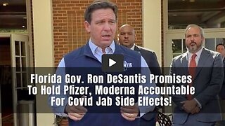 Ron DeSantis: Florida Will Hold mRNA Shot Manufacturers Accountable - 12/3/22