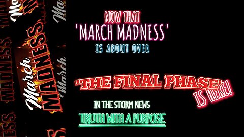 I.T.S.N. is proud to present: 'THE FINAL PHASE IS HERE' MARCH 29