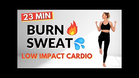 23 Min FAT BURNING CARDIO for WEIGHT LOSS🔥KNEE FRIENDLY🔥NO SQUATS/LUNGES🔥NO JUMPING🔥NO REPEATS🔥
