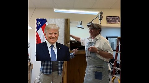 The day President Trump visited my store.