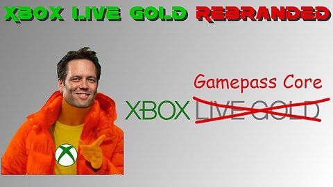 Xbox Live Gold Rebranded as Gamepass Core