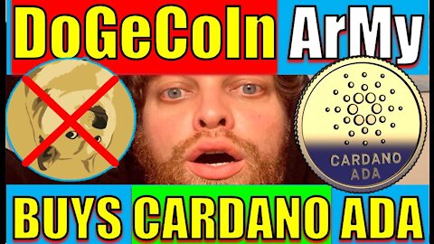 Dogecoin Millionaire SELLS OUT Buys Cardano ADA GRIFTUS MAXIMUS CONFIRMED