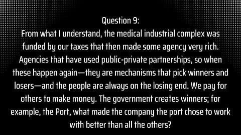 Special Districts: Question 9 - Do Public Private Partnerships Create Winners and Losers?