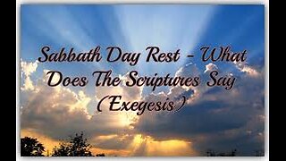 What do the scriptures say about keeping the Sabbath?