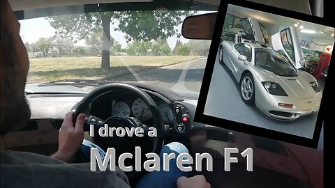 I got to drive a Mclaren F1 that gets hidden in a closet!