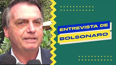 ENTREVISTA DE BOLSONARO EM SÃO PAULO