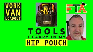 Hip Tool Pouch | Information Technology Tools | Van Loadout | Make Money as a Freelance IT Tech