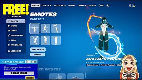 FREE | Avatar's Flourish (Emote)-Fortnite