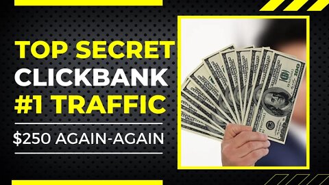 Top Secret ClickBank TRAFFIC! Promote Affiliate Links for Free, Affiliate Marketing