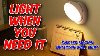 ZVM LED Motion Detector Wall Light Review