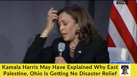 Kamala Harris May Have Explained Why East Palestine, Ohio Is Getting No Disaster Relief