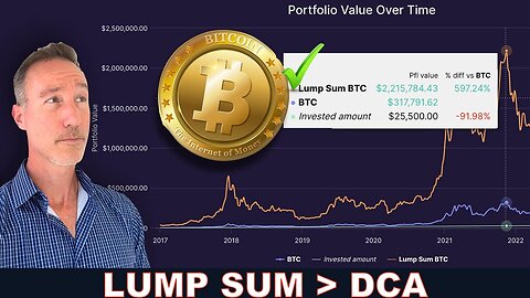 I'VE BEEN BITCOIN & CRYPTO INVESTING WRONG?! DCA v. LUMP SUM.