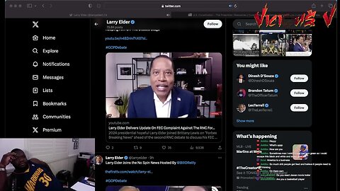 Larry elder explains why he wasn't at the second debate.
