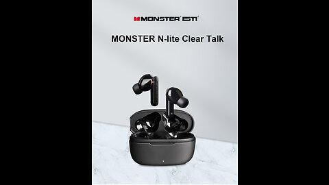 "Experience Crystal Clear Sound with Monster N-Lite Clear Talk Wireless Earbuds"