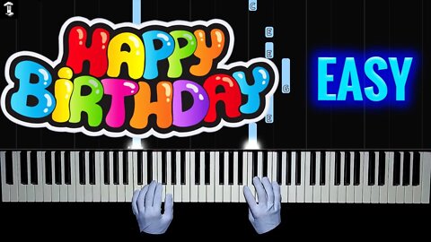 Happy Birthday | EASY Piano - Hands Tutorial