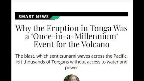 TONGA VOLCANO DESTRUCTION, BEAUTIFUL SUNSETS & PUZZLING CONCENTRIC RIPPLES IN ATMOSPHERE