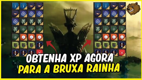 DESTINY 2 │ OBTENHA XP AGORA PARA A BRUXA RAINHA.