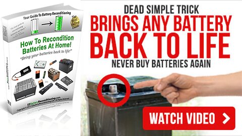 Bring Old Batteries Back To Life Again | Dead Simple Trick Brings Any Battery Back To Life