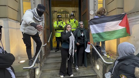 AXA Insurance Boycott Manchester Palestine Protest