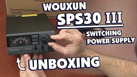 Wouxun SPS30 III Switching Power Supply Unboxing