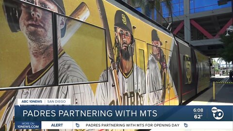 Padres partner with MTS to highlight best way for fans to get to Petco Park