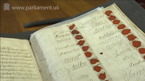 Take a look into the rolls featuring the Act of Union with Scotland (1707)