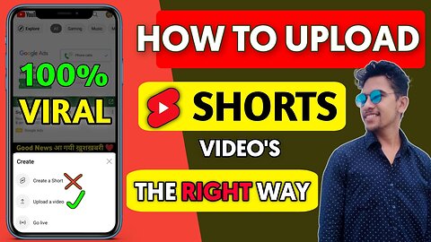 Upload YouTube Shorts 2024 | Ultimate upload tutorial