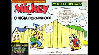 1 MICKEY E O VIGIA DORMINHOCO #quadrinhos #comics