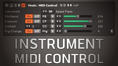 Instrument MIDI Control