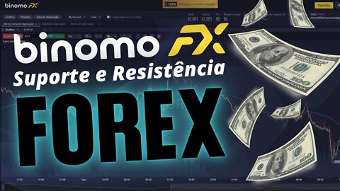 Forex na Binomo FX Como Operar Suporte e Resistência no Forex #1