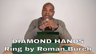 DIAMOND HANDS - Bitcoin Ring By Roman Burch UNBOXING