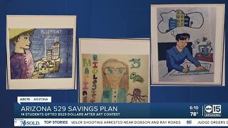 Arizona students, art contest winners are $529 closer to their dream job