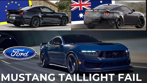 Ford Mustang Dark Horse Delivered with Mismatched Taillights! Factory Error Uncovered!