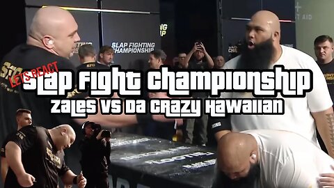 Zales vs. Da Crazy Hawaiian The Craziest Slap Fight EVER! #slapfight #reaction #slapfighting