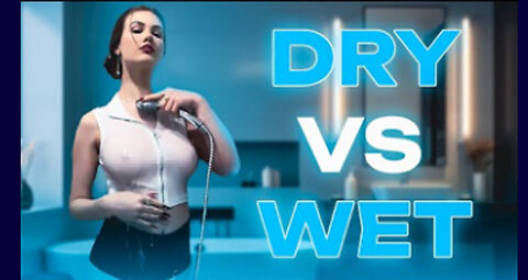 (4K) Dry Clothes vs Wet Clothes competition