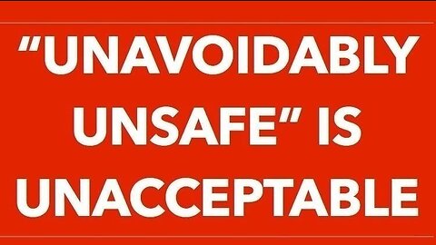 Are vaccines classified as “ ‘unavoidably unsafe.’ ” YES