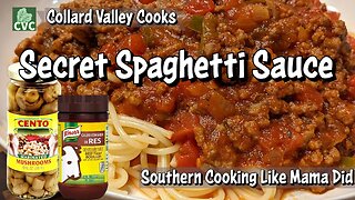 My Secret Ingredient in Spaghetti Meat Sauce // Southern Recipes You Will LOVE 💗